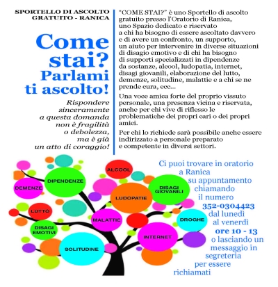 SPORTELLO DI ASCOLTO